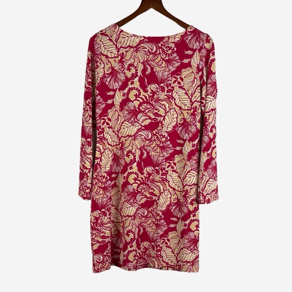 Lilly Pulitzer Maddox Straight Dress M Island Vibes Poinsettia Red UPF 50+ NEW - Picture 7 of 14
